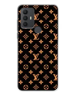 Чохол для TCL 306 з картинкою «Золота монограма LV»