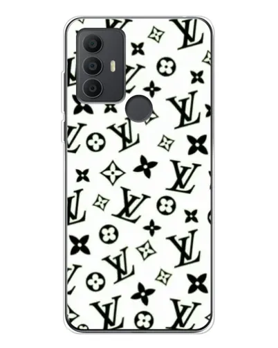 Чохол для TCL 306 з картинкою «Монохромний хаос LV»