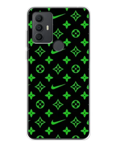 Чохол для TCL 306 з картинкою «Неоновий принт LV»