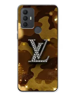 Чохол для TCL 306 з картинкою «Камуфляжний Louis Vuitton»