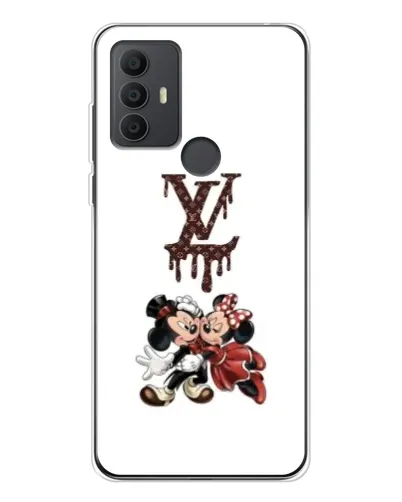 Чохол для TCL 306 з картинкою «LV та Міккі Маус»