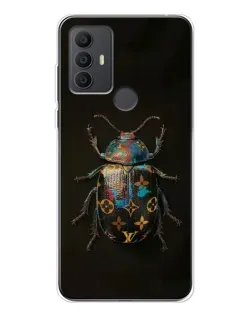 Чохол для TCL 306 з картинкою «LV — мармуровий принт»