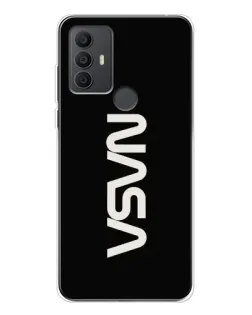 Чохол для TCL 306 з картинкою «NASA — вертикальний логотип»