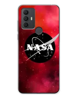 Чохол для TCL 306 з картинкою «NASA — червона туманність»