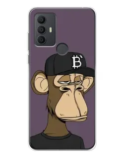 Чохол для TCL 306 з картинкою «Bored Ape в кепці»