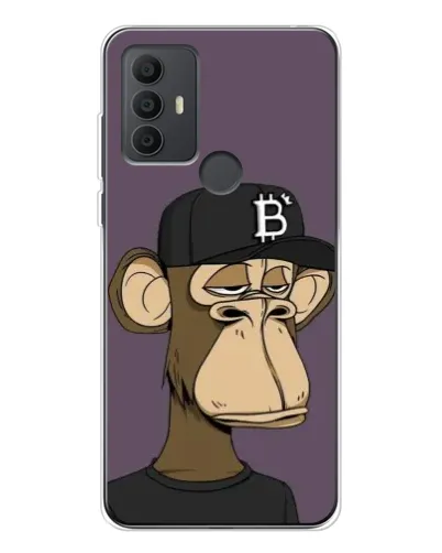 Чохол для TCL 306 з картинкою «Bored Ape в кепці»