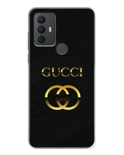 Чохол для TCL 306 з картинкою «Золотий логотип Gucci»
