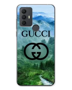 Чохол для TCL 306 з картинкою «Gucci — гірський пейзаж»