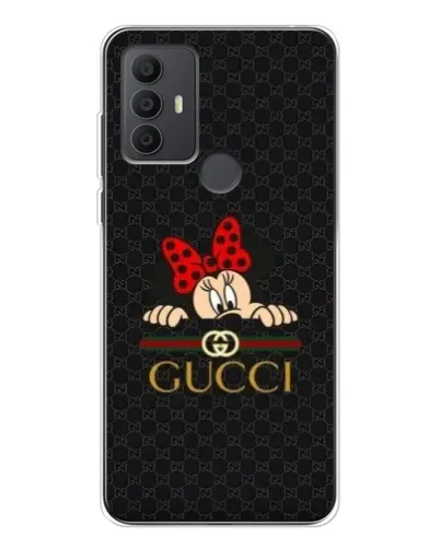 Чохол для TCL 306 з картинкою «Мінні Маус Gucci — чорний»