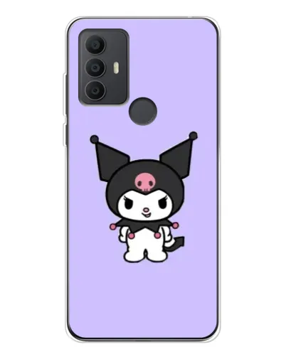 Чехол для TCL 306 с картинкой «Kuromi — нежный фиолетовый»