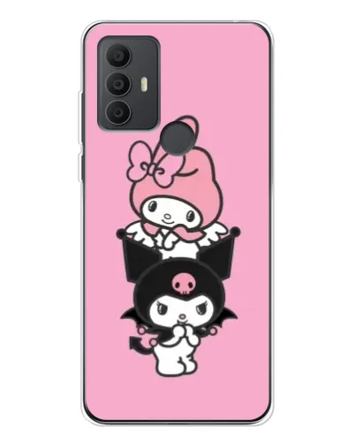Чехол для TCL 306 с картинкой «My Melody и Kuromi»