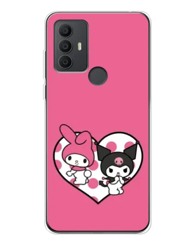 Чехол для TCL 306 с картинкой «Kuromi и My Melody»