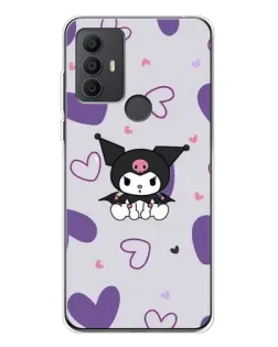 Чехол для TCL 306 с картинкой «Kuromi и лавандовые сердца» Чехол для TCL 306 с картинкой «Kuromi и лавандовые сердца»