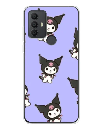 Чехол для TCL 306 с картинкой «Паттерн с Kuromi»