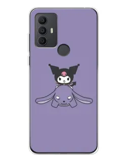 Чехол для TCL 306 с картинкой «Kuromi на лиловом фоне» Чехол для TCL 306 с картинкой «Kuromi на лиловом фоне»