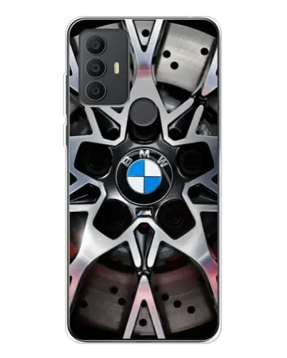 Чехол для TCL 306 с картинкой «BMW — деталь диска» Чехол для TCL 306 с картинкой «BMW — деталь диска»