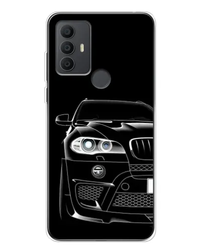 Чехол для TCL 306 с картинкой «Темный силуэт BMW» Чехол для TCL 306 с картинкой «Темный силуэт BMW»