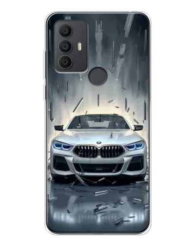 Чехол для TCL 306 с картинкой «BMW в свете фар» Чехол для TCL 306 с картинкой «BMW в свете фар»