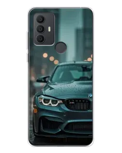 Чехол для TCL 306 с картинкой «BMW в огнях города»