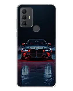 Чехол для TCL 306 с картинкой «BMW на мокрой дороге»