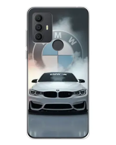 Чехол для TCL 306 с картинкой «BMW в белом дыму» Чехол для TCL 306 с картинкой «BMW в белом дыму»