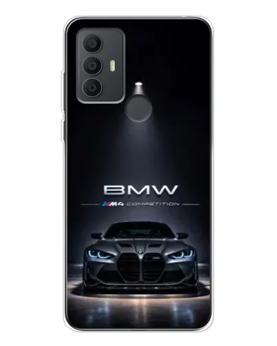 Чехол для TCL 306 с картинкой «BMW сквозь ночной город» Чехол для TCL 306 с картинкой «BMW сквозь ночной город»