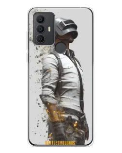 Чохол для TCL 306 з картинкою «PUBG — боєць у пилу»