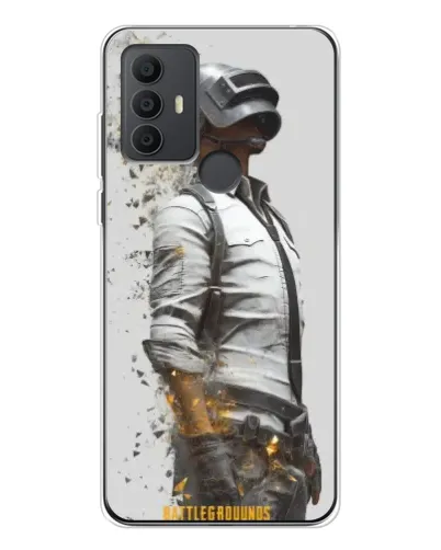 Чохол для TCL 306 з картинкою «PUBG — боєць у пилу»