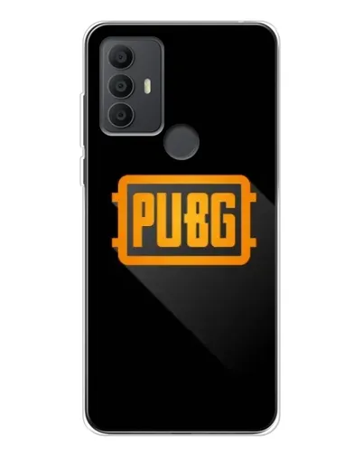 Чохол для TCL 306 з картинкою «PUBG — рамка лого»