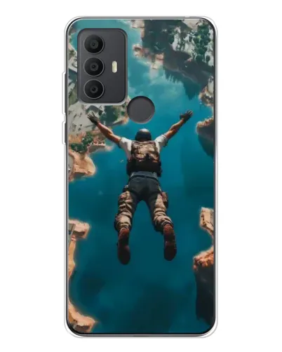 Чохол для TCL 306 з картинкою «PUBG — вільне падіння»