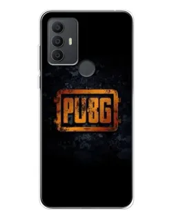 Чохол для TCL 306 з картинкою «PUBG — золотий логотип»