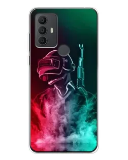 Чохол для TCL 306 з картинкою «PUBG — вогняний воїн»