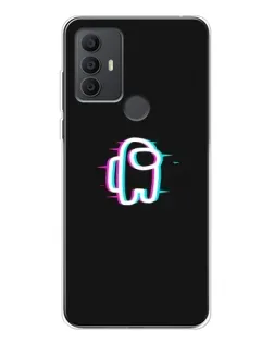 Чохол для TCL 306 з картинкою «Among Us неон»