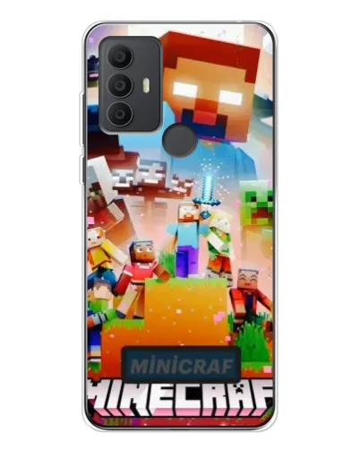 Чохол для TCL 306 з картинкою «Minecraft герої гри» Чохол для TCL 306 з картинкою «Minecraft герої гри»