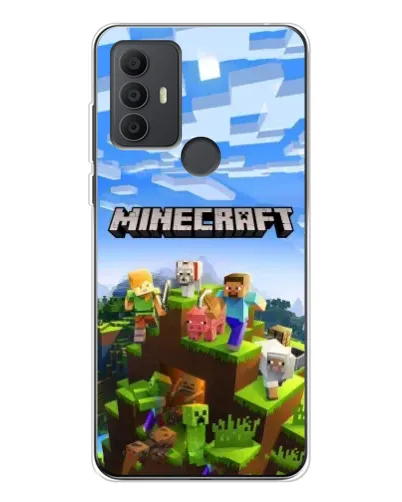 Чохол для TCL 306 з картинкою «Minecraft класичний світ» Чохол для TCL 306 з картинкою «Minecraft класичний світ»