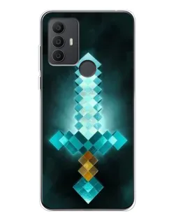 Чохол для TCL 306 з картинкою «Алмазний меч неон»