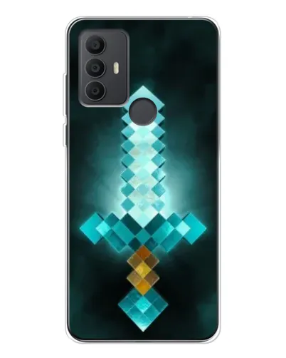 Чохол для TCL 306 з картинкою «Алмазний меч неон» Чохол для TCL 306 з картинкою «Алмазний меч неон»