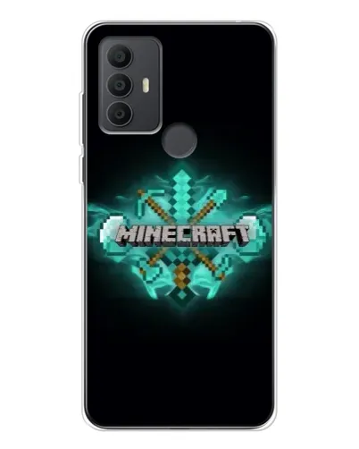 Чохол для TCL 306 з картинкою «Minecraft Diamond лого» Чохол для TCL 306 з картинкою «Minecraft Diamond лого»
