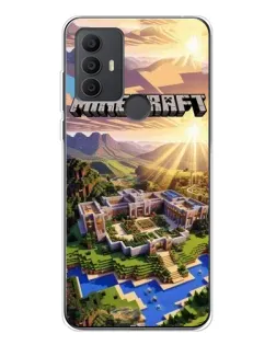 Чохол для TCL 306 з картинкою «Minecraft панорама»