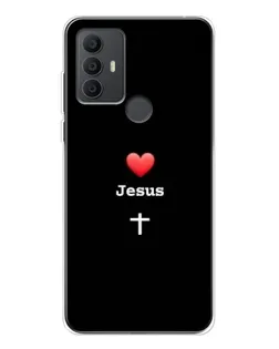 Чохол для TCL 306 з картинкою «Серце - Jesus» Чохол для TCL 306 з картинкою «Серце - Jesus»