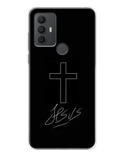 Чехол для TCL 306 с картинкой «Графический крест Jesus»