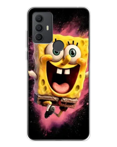 Чохол для TCL 306 з картинкою «Вибуховий Спанч Боб»