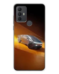 Чохол для TCL 306 з картинкою «Cybertruck у пустелі»