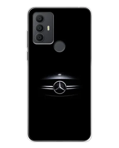 Чехол для TCL 306 с картинкой «Mercedes — абстрактные линии»