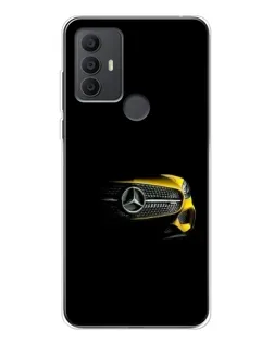 Чехол для TCL 306 с картинкой «Mercedes — ретро стиль»
