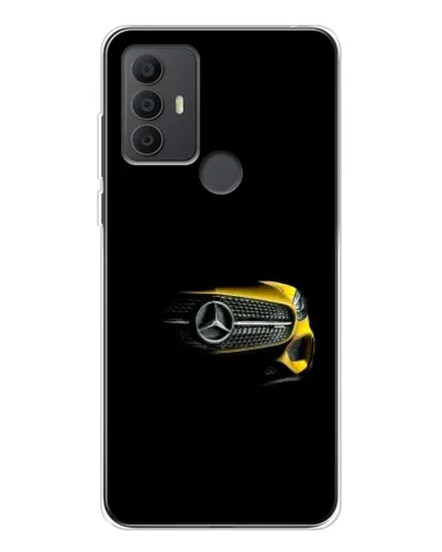 Чехол для TCL 306 с картинкой «Mercedes — ретро стиль»