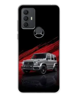 Чехол для TCL 306 с картинкой «Mercedes G-Class красный»