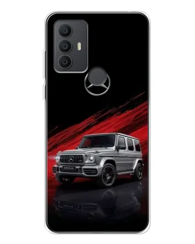 Чехол для TCL 306 с картинкой «Mercedes G-Class красный»