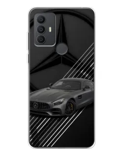 Чехол для TCL 306 с картинкой «Mercedes AMG — графика»