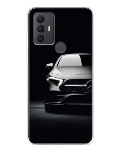 Чехол для TCL 306 с картинкой «Свет фар Mercedes»